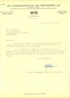COR letter to Gordon